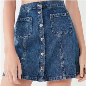 Urban Outfitters BDG denim button-front skirt